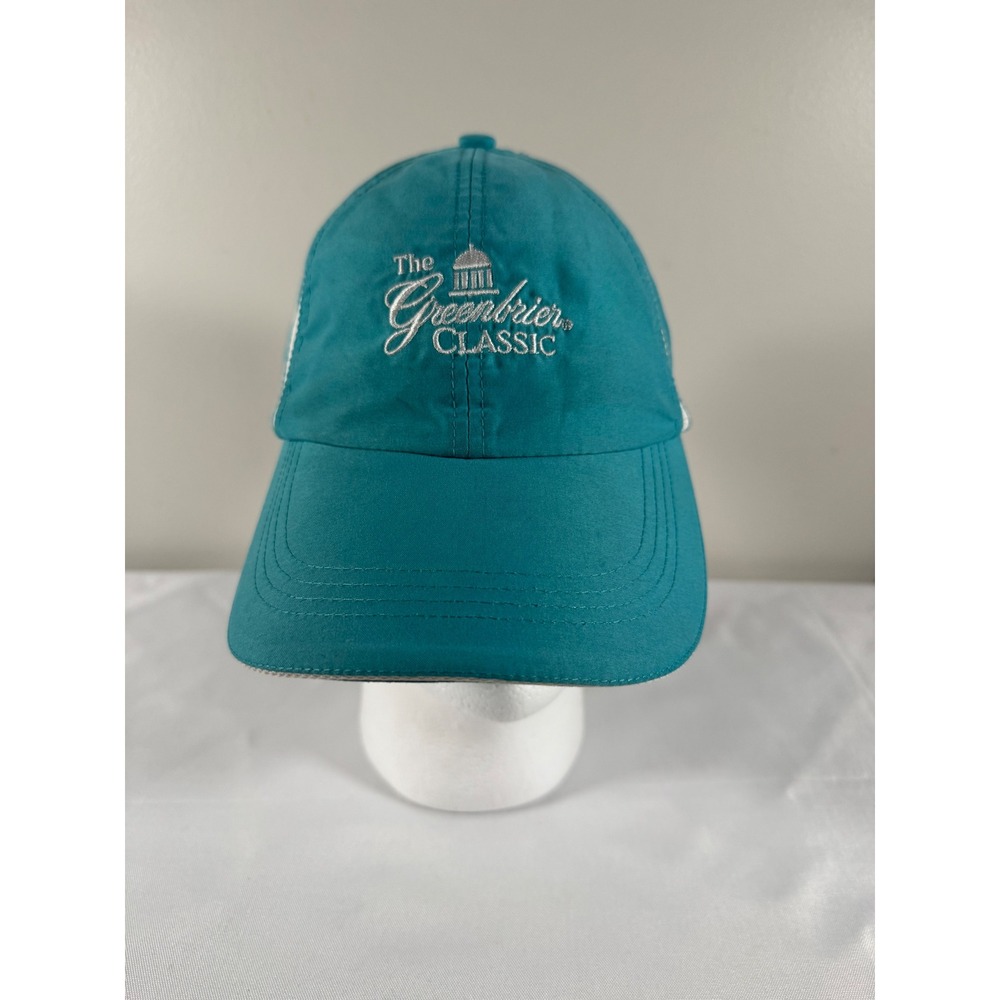 Kate Lord The Greenbrier Classic Golf Hat Teal Ladies Fit Adjustable Cap